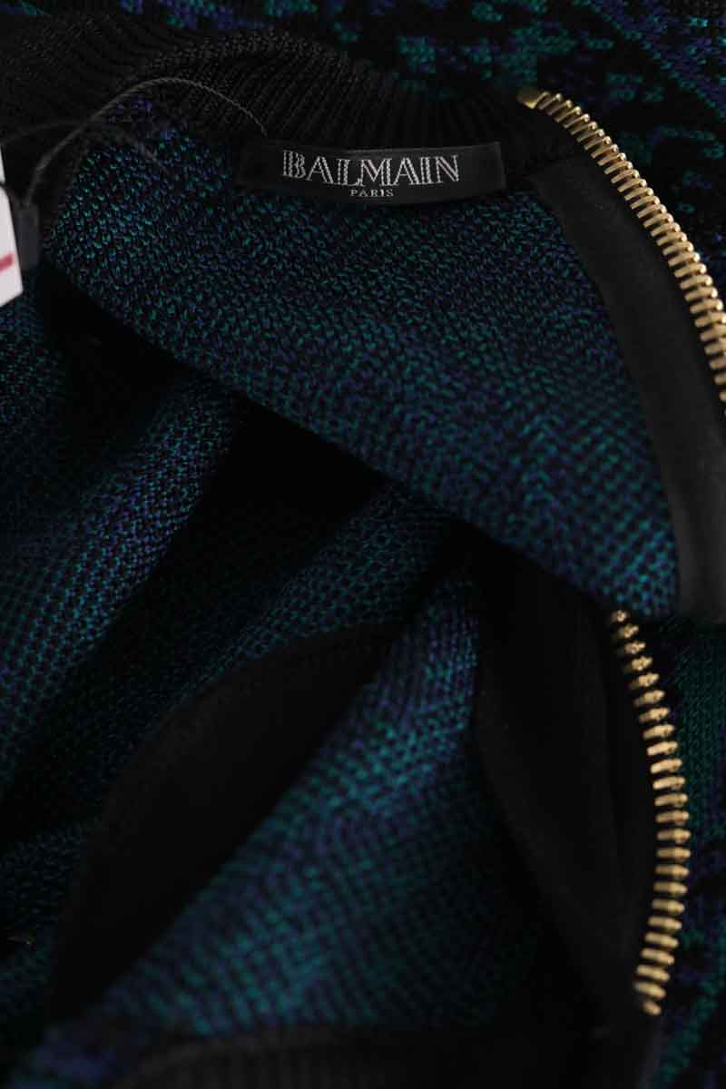 Robe Balmain Vert en Viscose