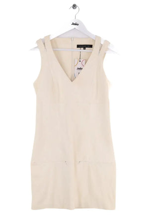 Robe Barbara Bui Beige en Cuir, taille S - Seconde Main