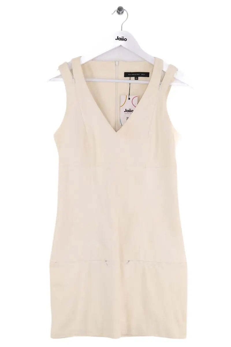 Robe Barbara Bui Beige en Cuir, taille S - Seconde Main