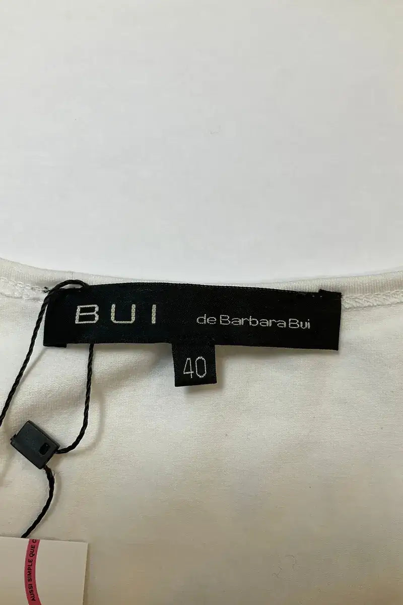 Robe Barbara Bui Blanc en Coton
