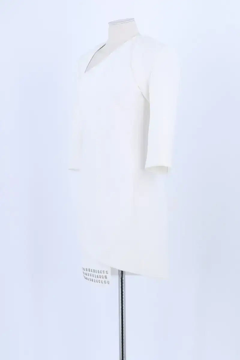 Robe Barbara Bui Blanc en Synthétique