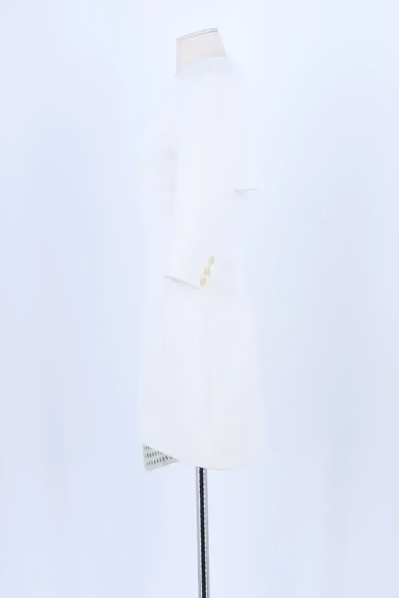 Robe Barbara Bui Blanc en Synthétique