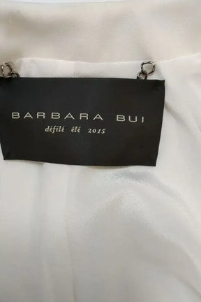 Robe Barbara Bui Blanc en Synthétique