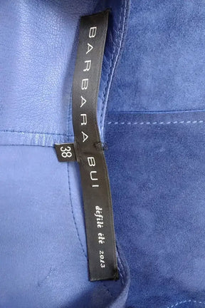 Robe Barbara Bui Bleu en Daim