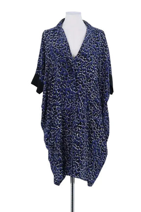 Robe Barbara Bui Bleu en Soie, taille S - Seconde Main