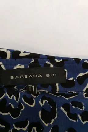 Robe Barbara Bui Bleu en Soie