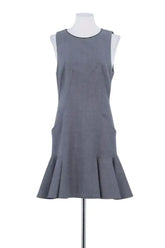 Robe Barbara Bui Gris en Laine, taille L - Seconde Main