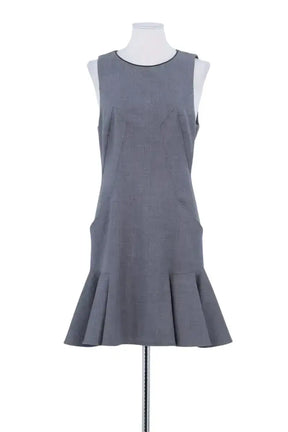 Robe Barbara Bui Gris en Laine, taille L - Seconde Main