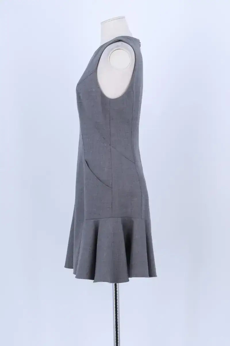 Robe Barbara Bui Gris en Laine