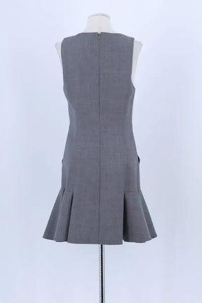 Robe Barbara Bui Gris en Laine