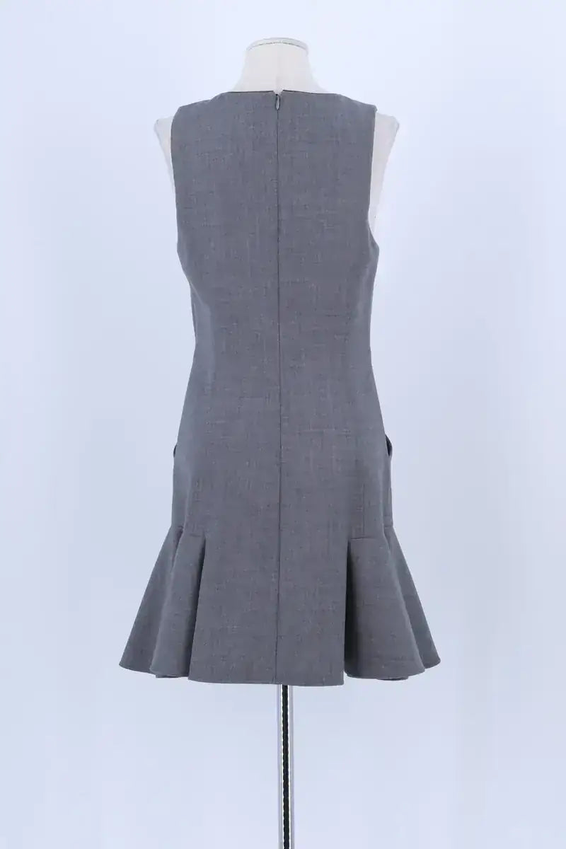 Robe Barbara Bui Gris en Laine