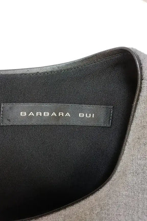 Robe Barbara Bui Gris en Laine