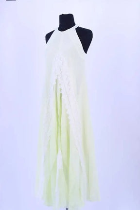 Robe Barbara Bui Jaune en Soie