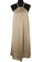 Robe Barbara Bui Kaki en Viscose, taille M - Seconde Main