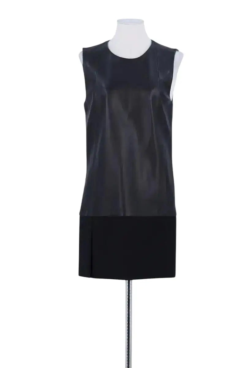 Robe Barbara Bui Noir en Cuir, taille M - Seconde Main