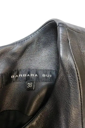 Robe Barbara Bui Noir en Cuir
