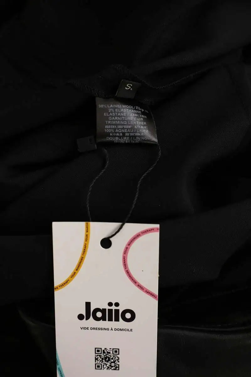 Robe Barbara Bui Noir en Laine