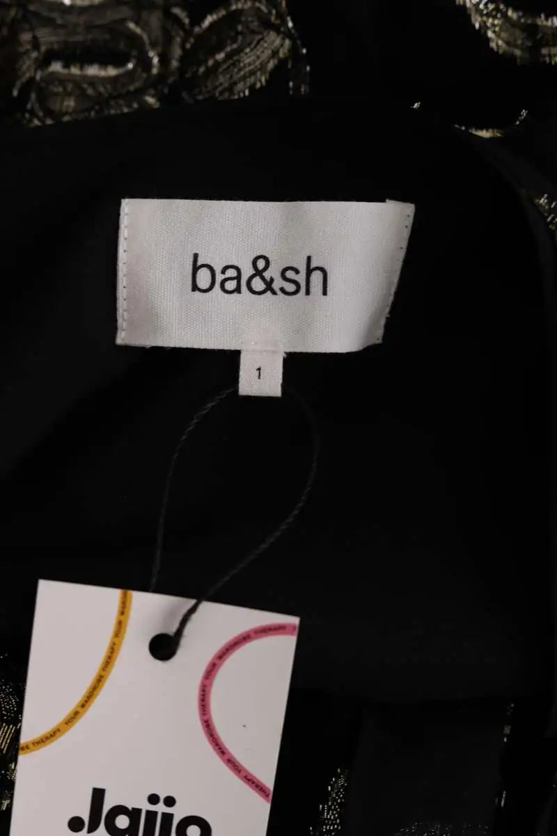 Robe Ba&Sh Baddie Noir en Viscose