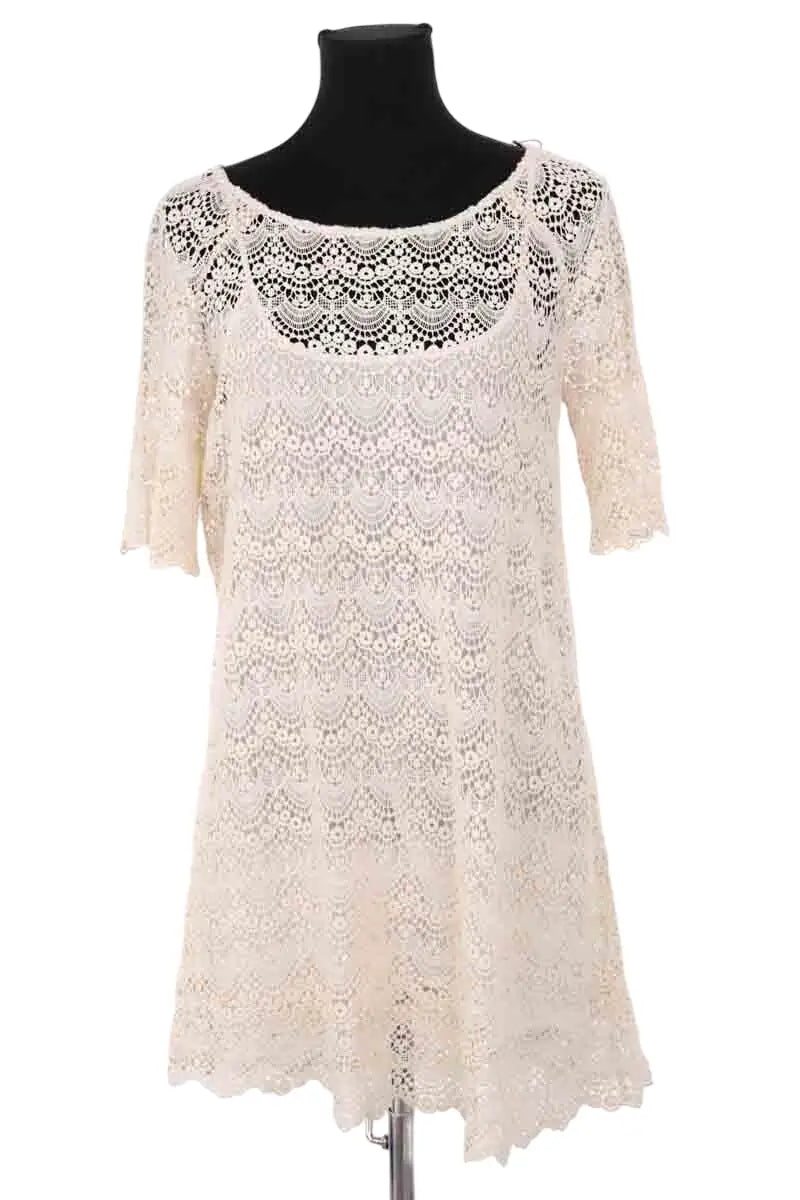 Robe Ba&Sh Beige en Coton, taille M - Seconde Main