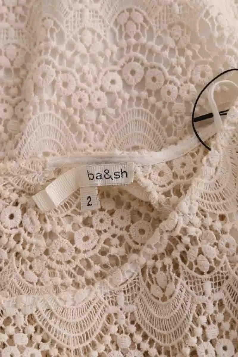 Robe Ba&Sh Beige en Coton