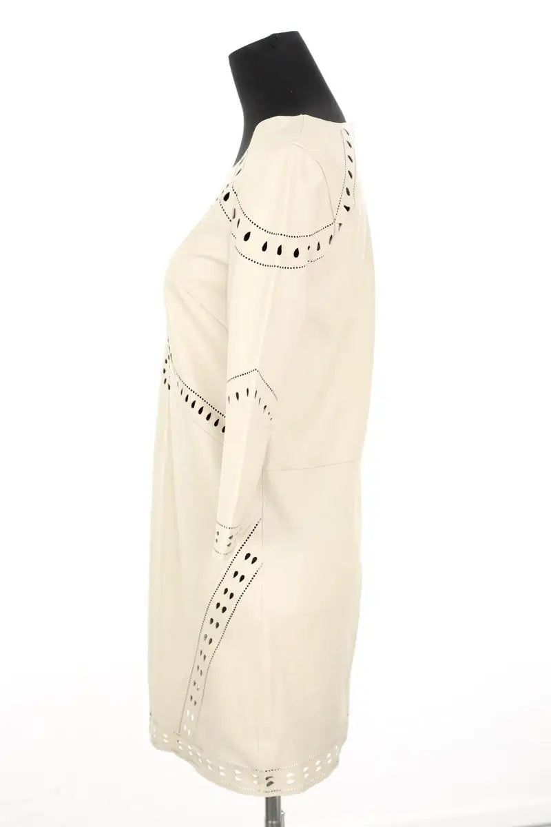 Robe Ba&Sh Beige en Cuir