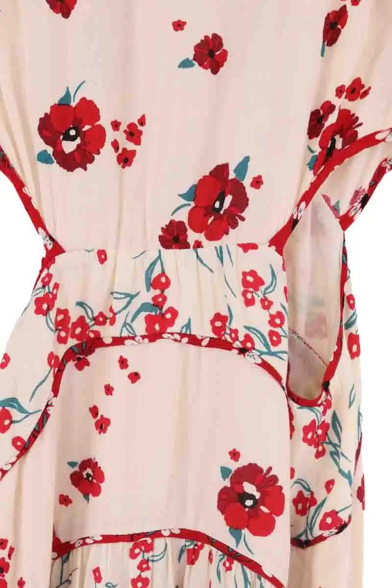 Robe Ba&Sh Beige en Viscose