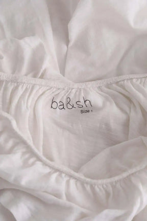 Robe Ba&Sh Blanc en Coton