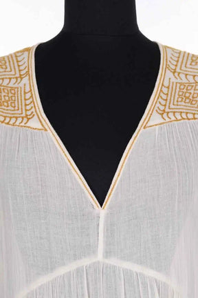 Robe Ba&Sh Blanc en Coton