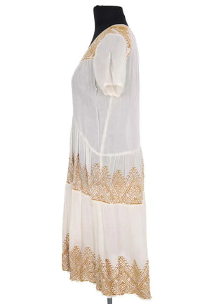 Robe Ba&Sh Blanc en Coton