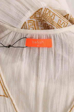 Robe Ba&Sh Blanc en Coton