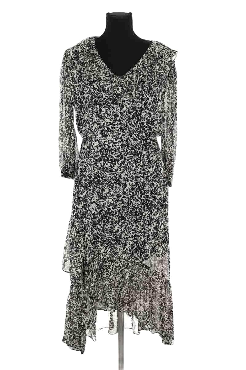 Robe Ba&Sh Blanc en Viscose, taille S - Seconde Main
