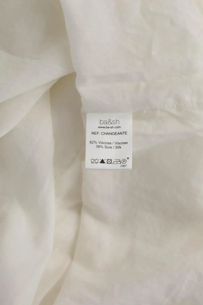 Robe Bash Blanc en Viscose