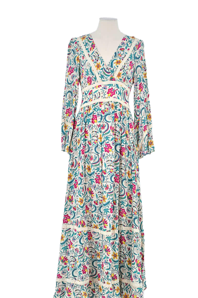 Robe Bash Blanc en Viscose, taille XS - Seconde Main