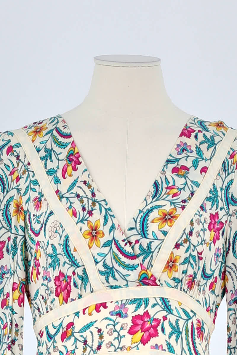 Robe Bash Blanc en Viscose