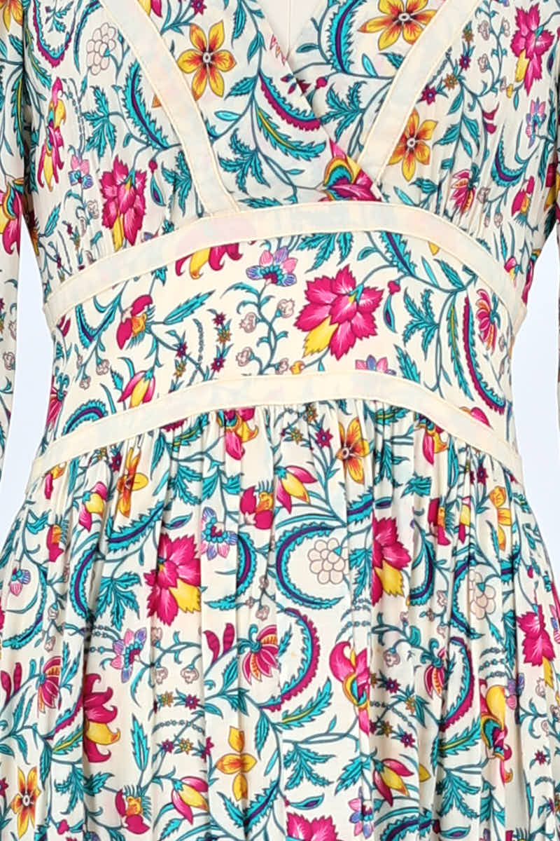 Robe Bash Blanc en Viscose