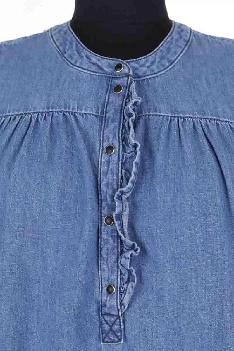 Robe Ba&Sh Bleu en Coton