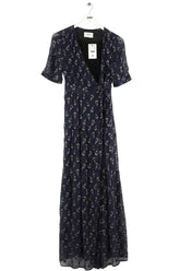 Robe Ba&Sh Bleu en Soie, taille S - Seconde Main