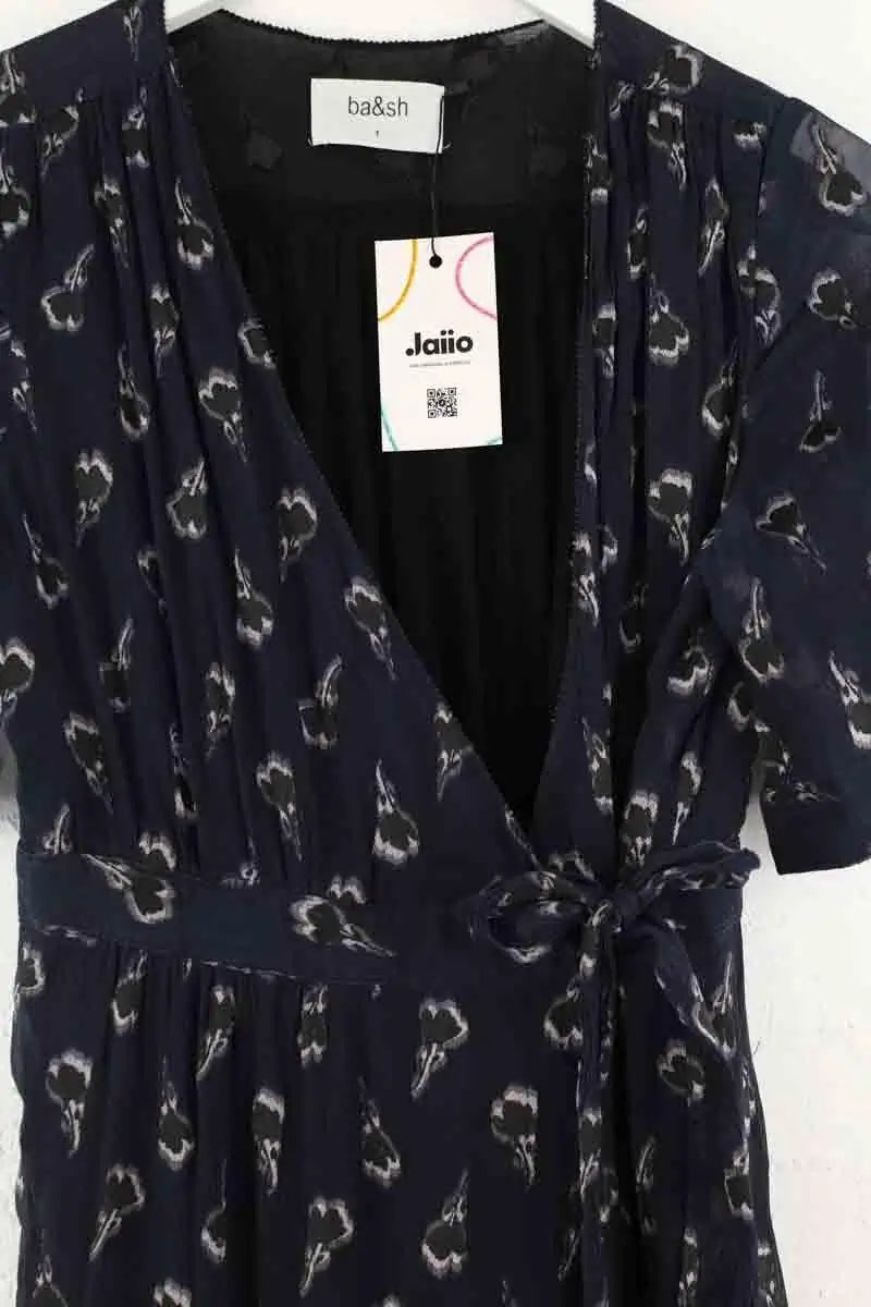 Robe Ba&Sh Bleu en Soie