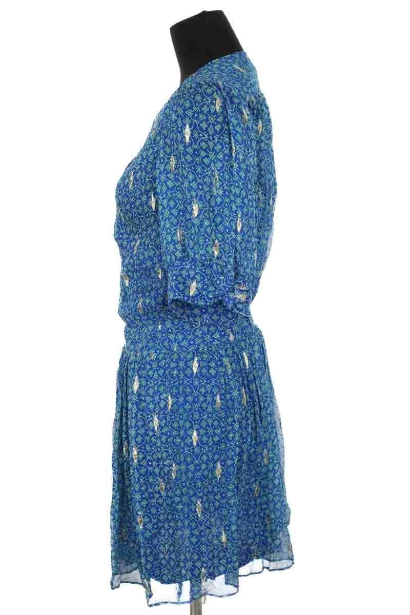 Robe Bash Bleu en Soie