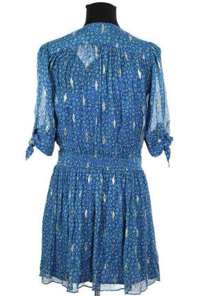 Robe Bash Bleu en Soie