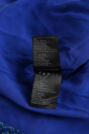 Robe Bash Bleu en Soie