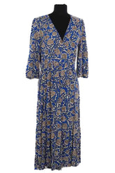Robe Ba&Sh Bleu en Viscose, taille M - Seconde Main