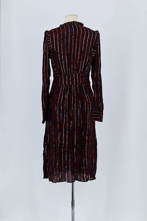 Robe Bash Bordeaux en Polyester
