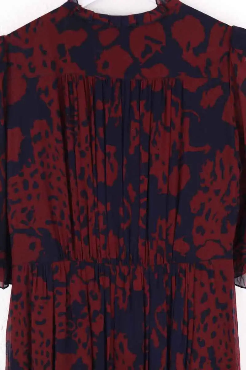 Robe Ba&Sh Bordeaux en Viscose