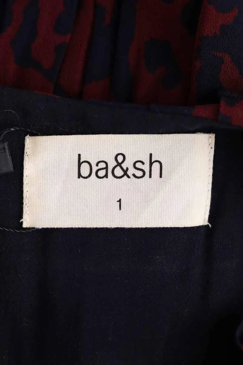 Robe Ba&Sh Bordeaux en Viscose