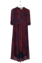 Robe Bash Bordeaux en Viscose, taille S - Seconde Main