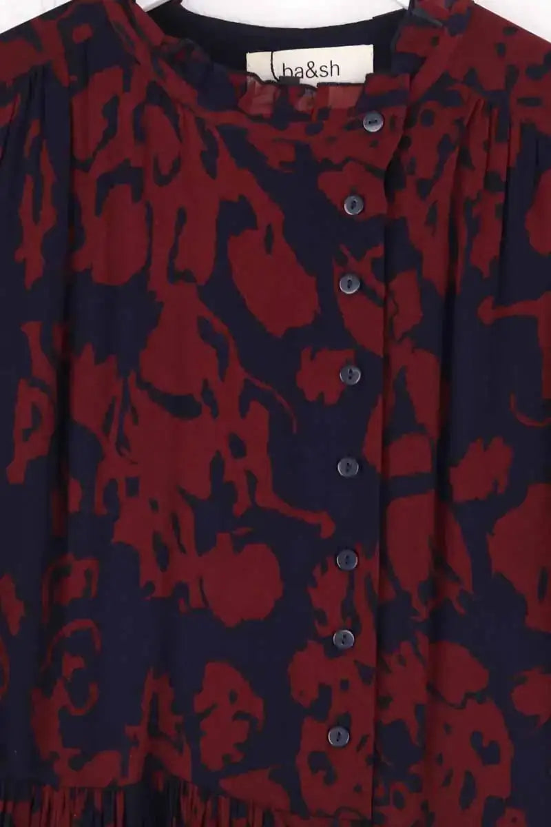 Robe Bash Bordeaux en Viscose
