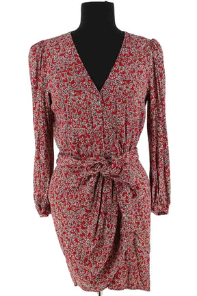Robe Ba&Sh Bordeaux en Viscose, taille S - Seconde Main