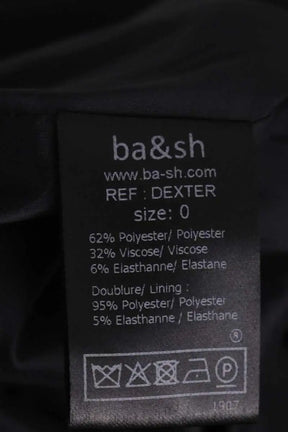 Robe Ba&Sh Dexter Noir en Synthétique