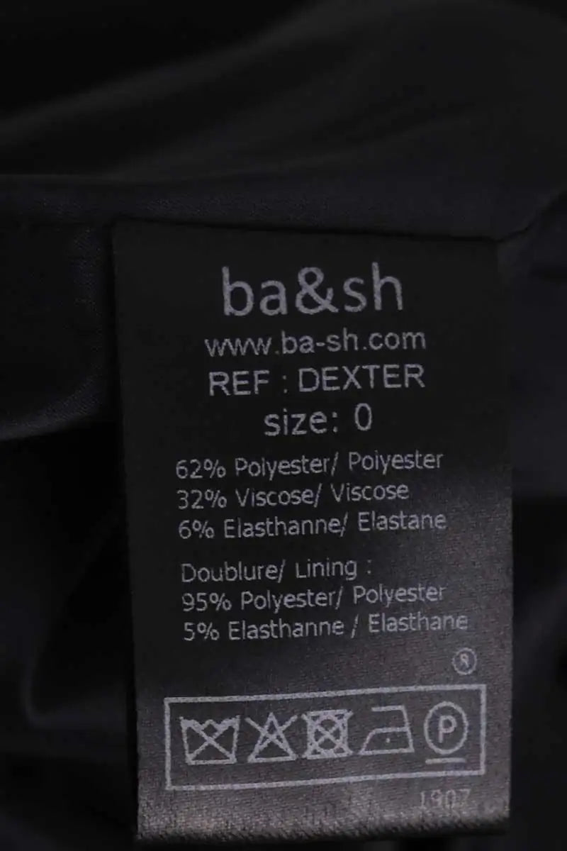 Robe Ba&Sh Dexter Noir en Synthétique